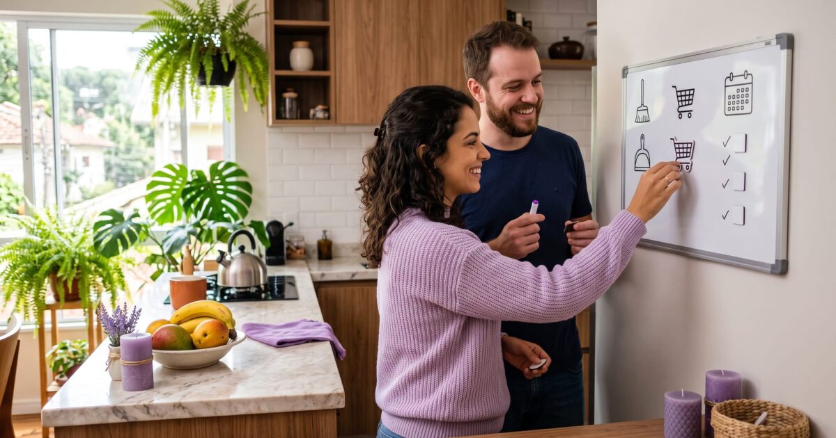 Carga mental invisível: o que é e como dividir de verdade as tarefas de casa